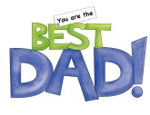Best Dad Title Clipart