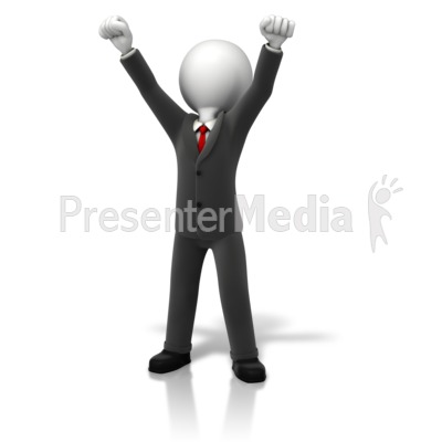 Business Celebration Arms Up   Business And Finance   Great Clipart