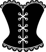 Corset Illustrations And Clip Art  595 Corset Royalty Free