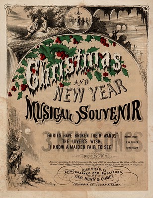 Free Vintage Clip Art   Christmas Sheet Music   The Graphics Fairy