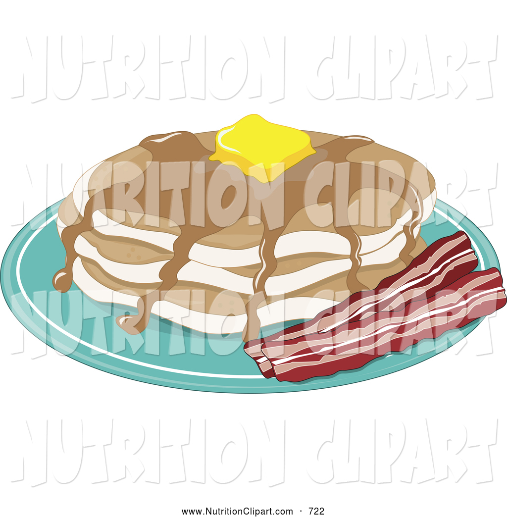 Larger Preview  Nutrition Clip Art Of A Short Stack Of Pancakes With    