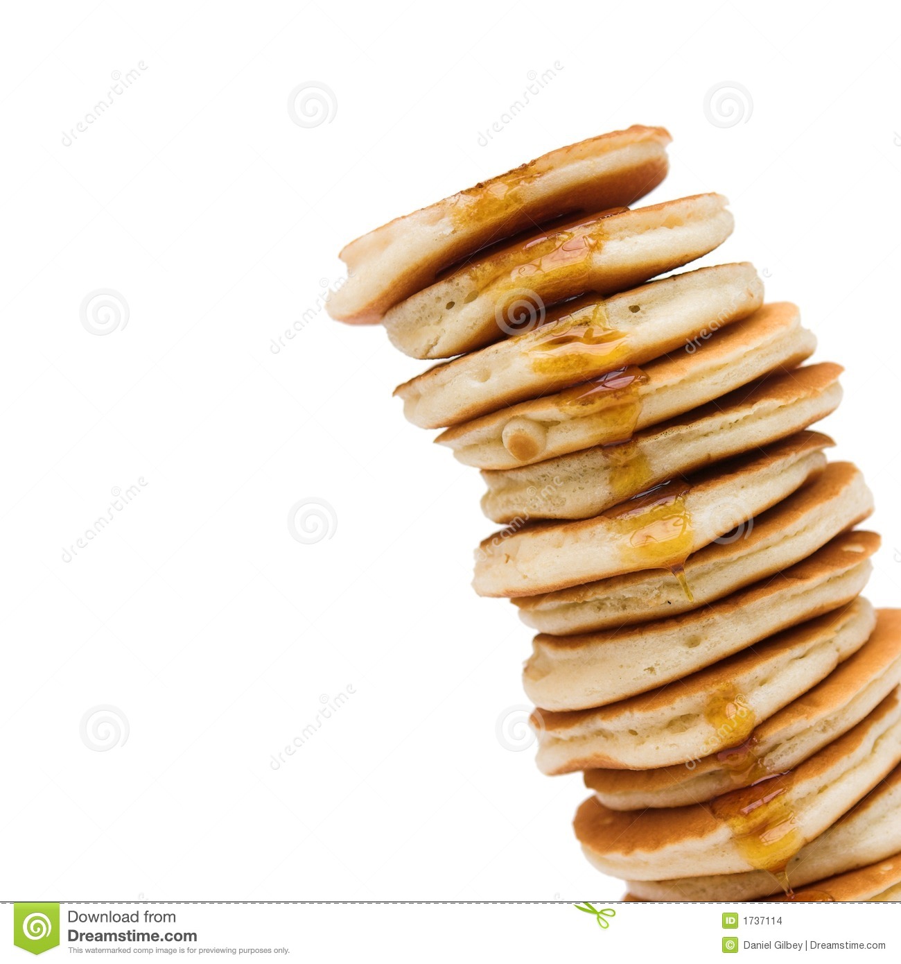 Leaning Tower Of Pancakes Stock Images   Image  1737114