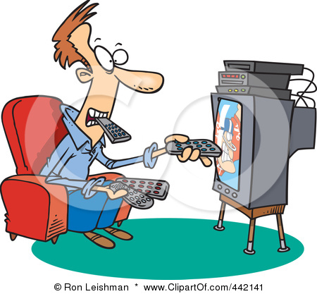 Person Watching Tv Clipart Person Watching Tv Clipart