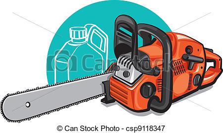 Vector   Chainsaw   Stock Illustration Royalty Free Illustrations
