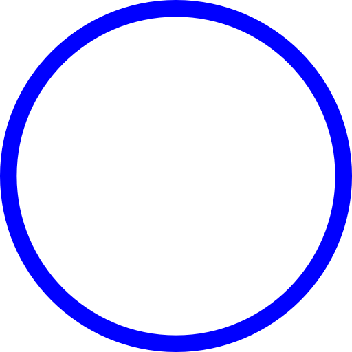 Blue Circle Outline Blue Circle