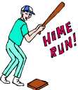 Clipart Home Run