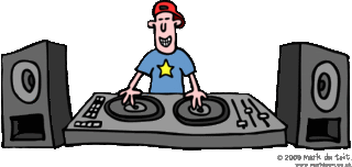 Clipart Male Dj With Mixer Deck Gif Gif By Crooklynmoon   Photobucket
