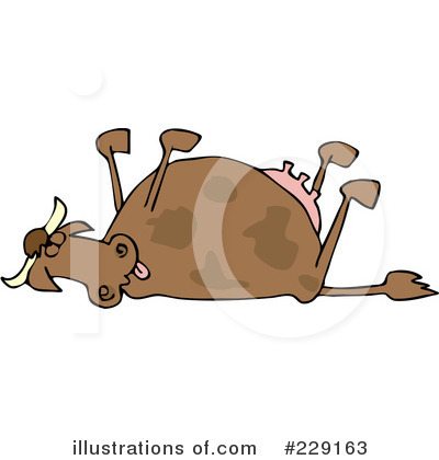 Cow Clipart  229163 By Djart   Royalty Free  Rf  Stock Illustrations