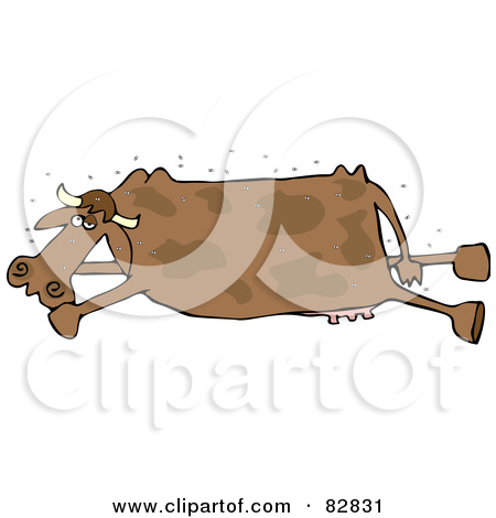 Dead Cow Clipart Royalty Free  Rf  Clipart