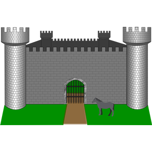 Fortress  Fantasy  Clipart Cliparts Of Fortress  Fantasy  Free