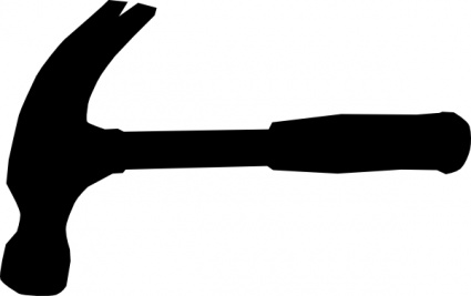 Hammer Silhouette Clipart   Free Clip Art Images