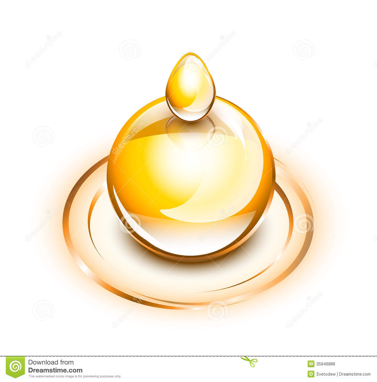 Oil Drops On Ripples Royalty Free Stock Image   Image  35946886