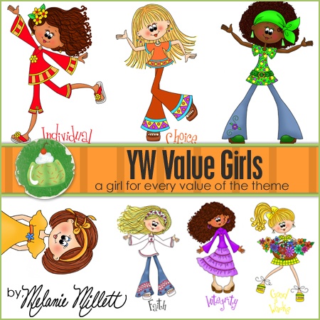 Yw Value Girls Digital Clipart   Yw Printables Pics Quotes   Pinterest