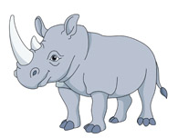 African Rhinoceros Clipart Hits 258 113 Size 45 Kb Rhinoceros