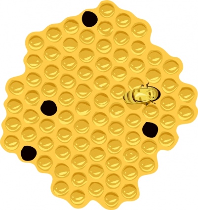 Bee Hive Clip Art Vector Free Vector Images   Vector Me