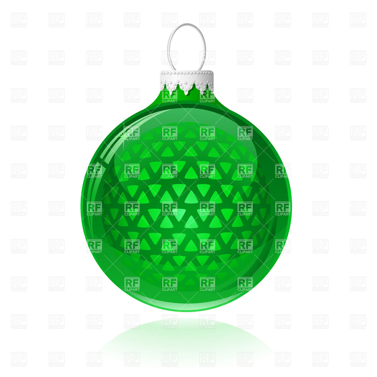 Christmas Tree Decoration   Green Christmas Bauble Download Royalty    