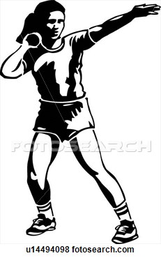 Clip Art   Shotput  Fotosearch   Search Clipart Illustration Posters