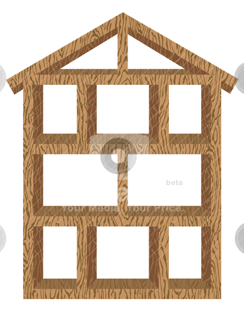 Clipart Wood House Wood House Frame