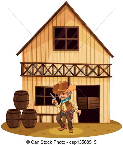 Clipart Wood House Wooden House   Csp13568515