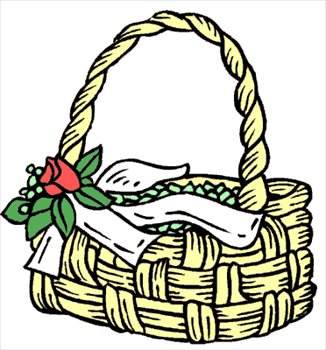 Free Basket With Flower Clipart   Free Clipart Graphics Images And    