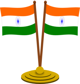 India Flags Clip Art At Clker Com   Vector Clip Art Online Royalty    