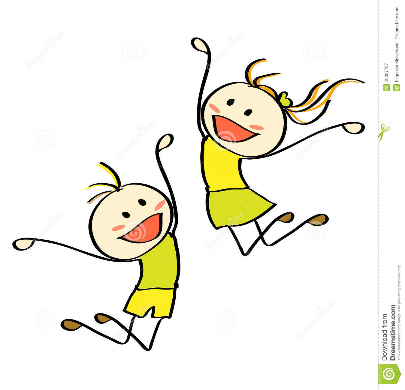 Jumping Kids Royalty Free Stock Photography   Image  20327787