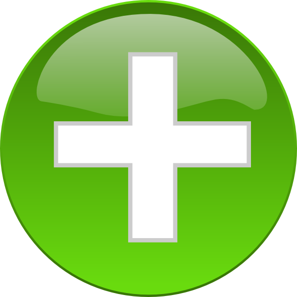 Medical Cross Button Clip Art Vector