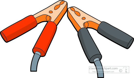 Objects   Jumper Cables 2   Classroom Clipart