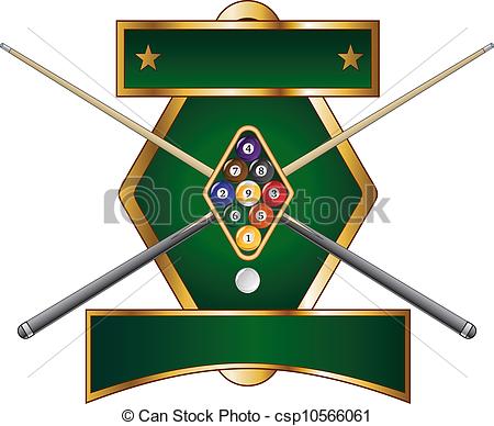 Of A Nine Ball Pool Or Billiards Design That Includes Racked Nine Ball    