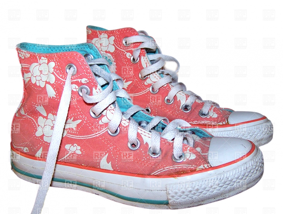 Pair Of Gymshoes  Sneakers  With Laces 506 Objects Download Free