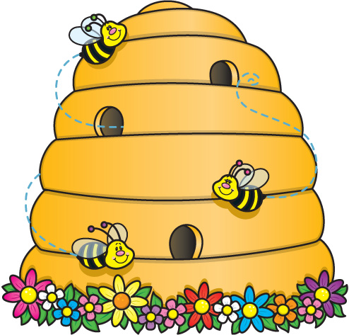Picture Of Bee Hive   Clipart