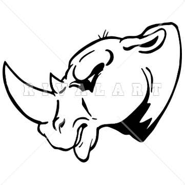Rhino Head Clipart Clipart Info