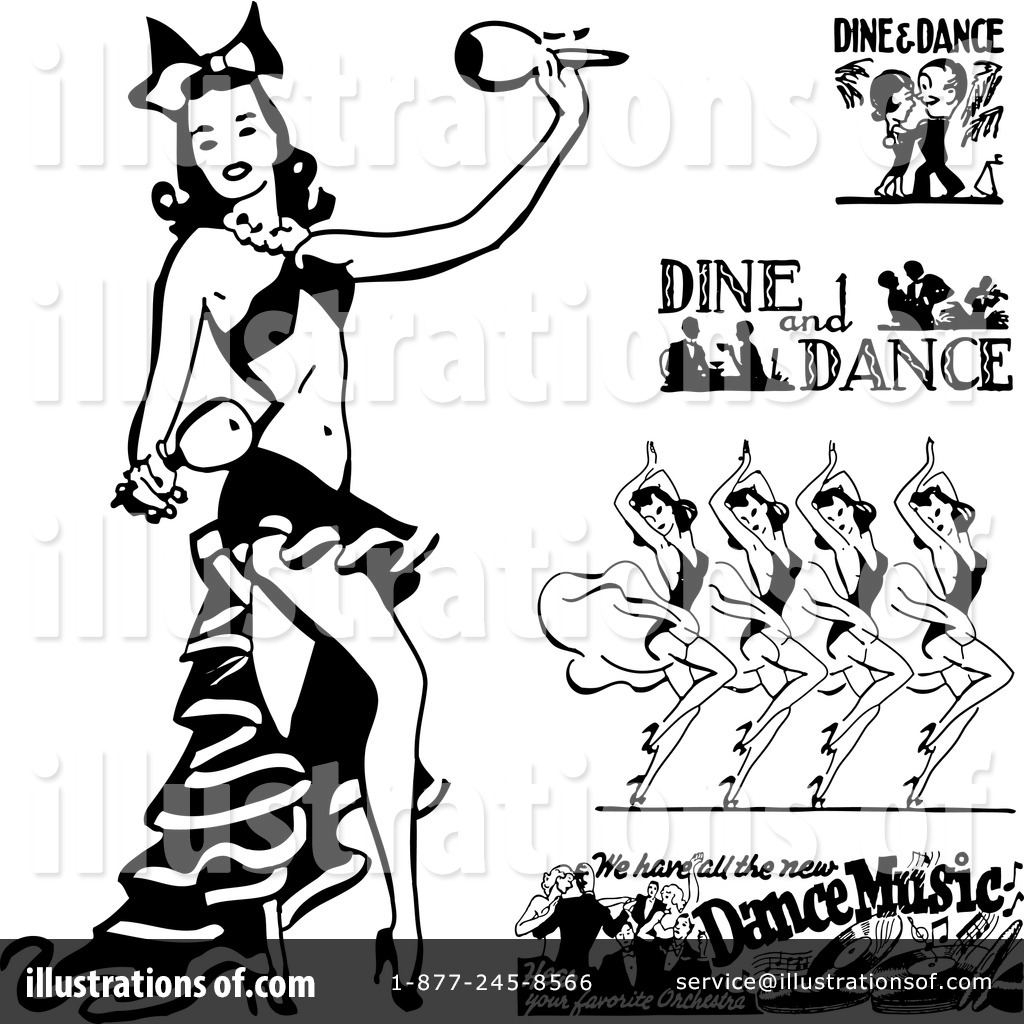 Royalty Free Dance Club Clipart Illustrations Vector Pictures