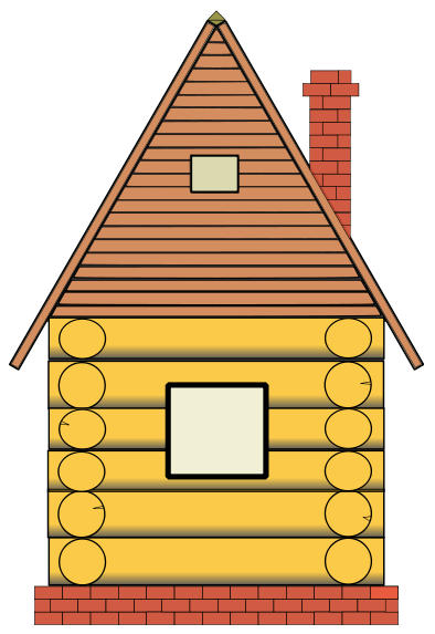 Share Russian Wood House Clipart With You Friends