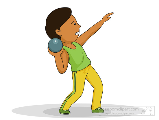 Track And Field Clipart   Shot Put Track Field 131   Classroom Clipart