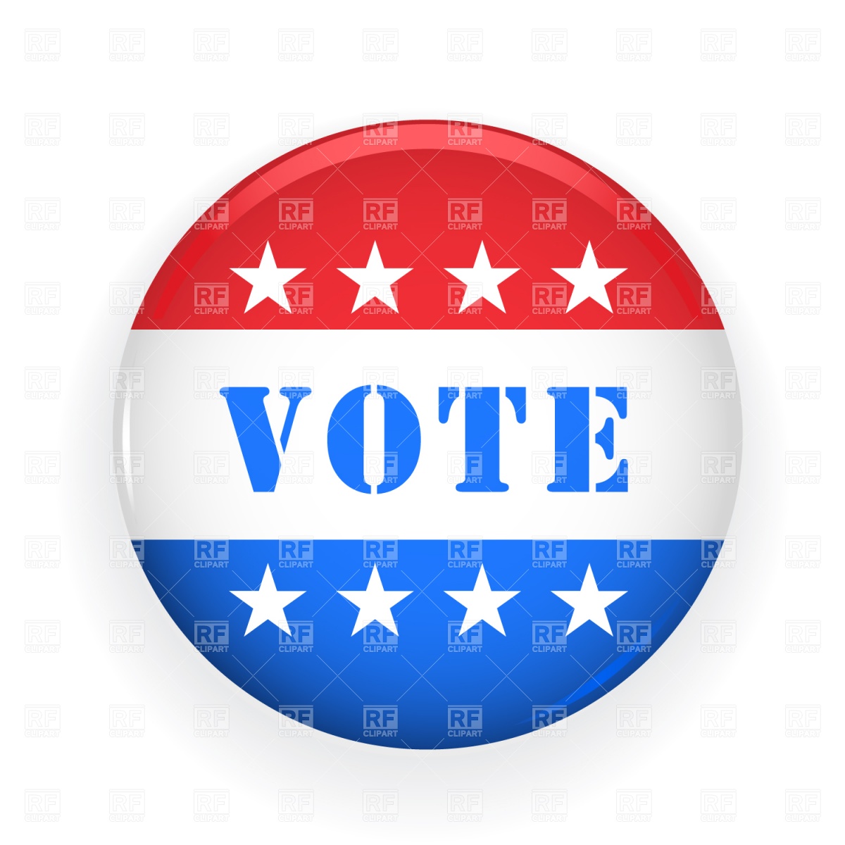 Vote Badge Download Royalty Free Vector Clipart  Eps