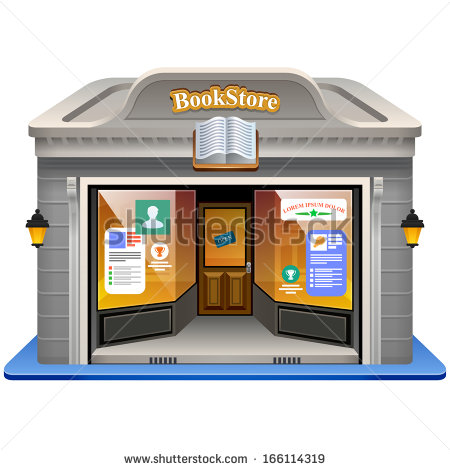 Bookstore Building Clipart Stock Vector Bookstore Vector