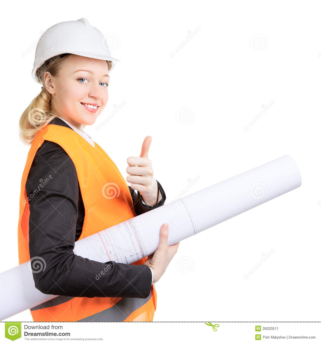 Civil Engineer Clipart Engineer Woman Thumbs Up