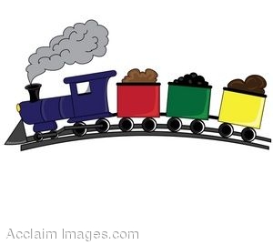 Clip Art Of A Toy Train