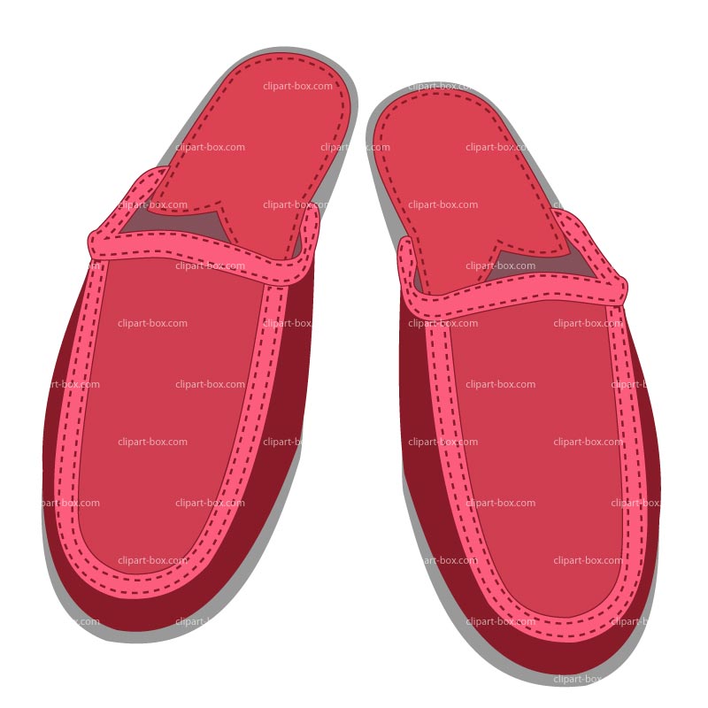 Clipart Slippers   Royalty Free Vector Design