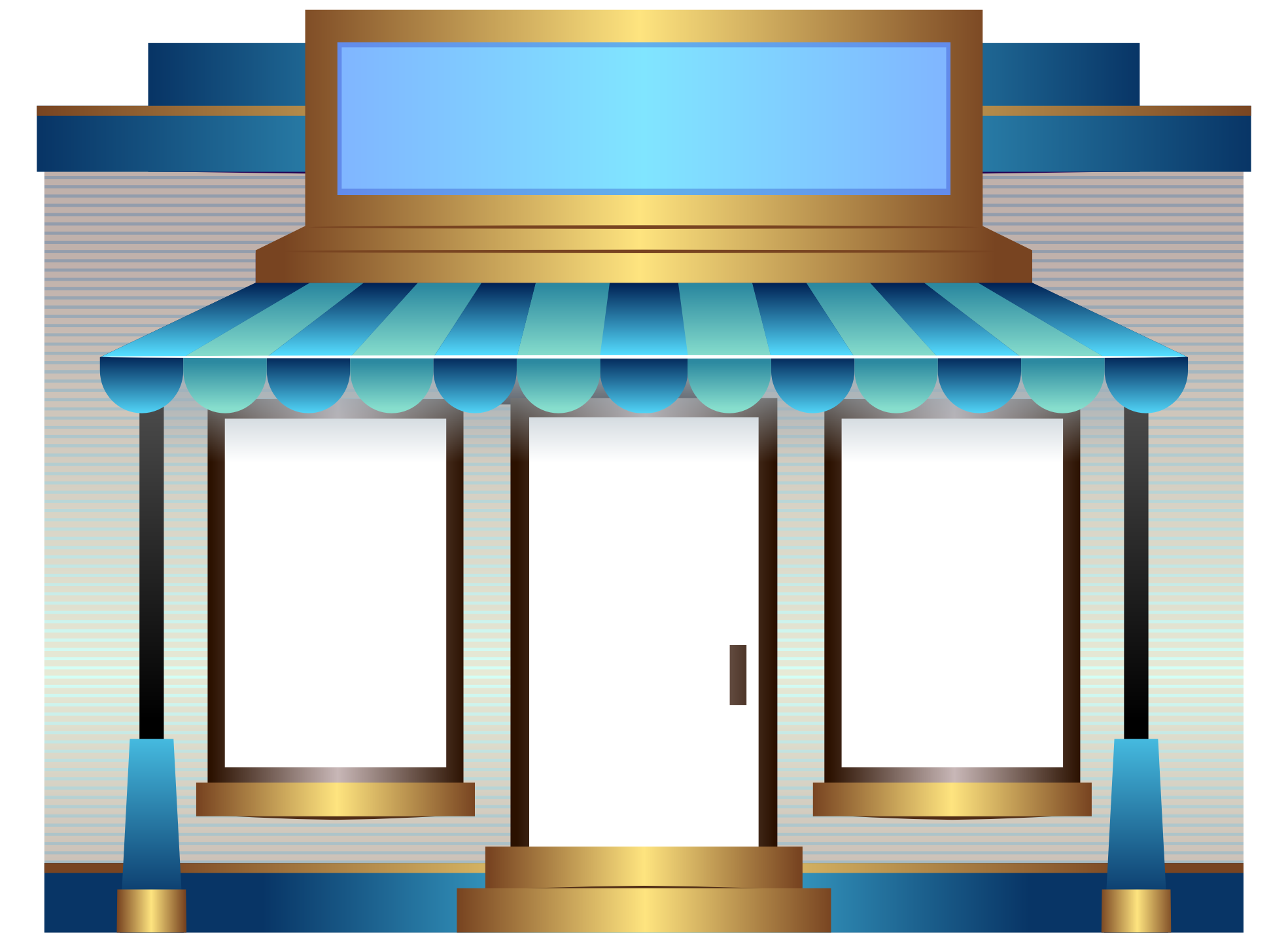 Clipartist Net   Clip Art   Store Fronts Shop 4 Squiggly Svg