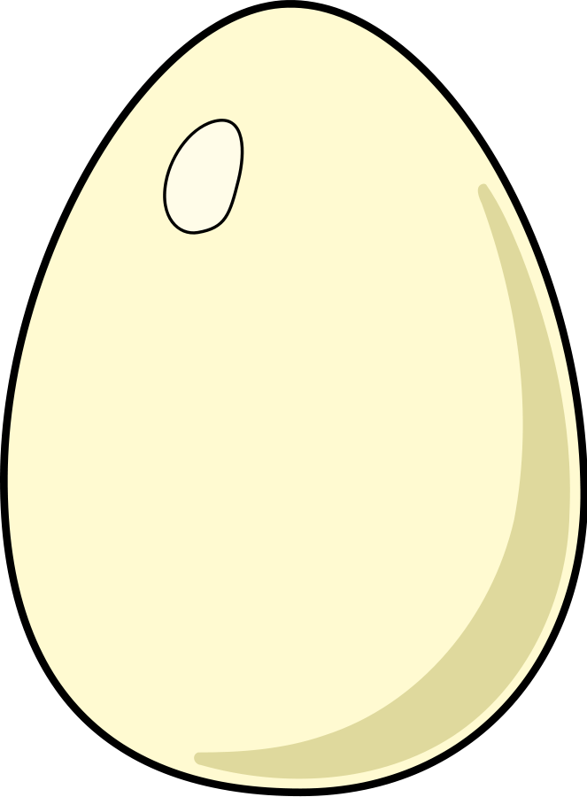 Cracked Egg Clipart Black And White Dstulle White Egg Vector Clipart