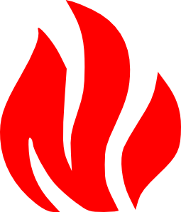 Fire Flames Symbol Clip Art At Clker Com   Vector Clip Art Online