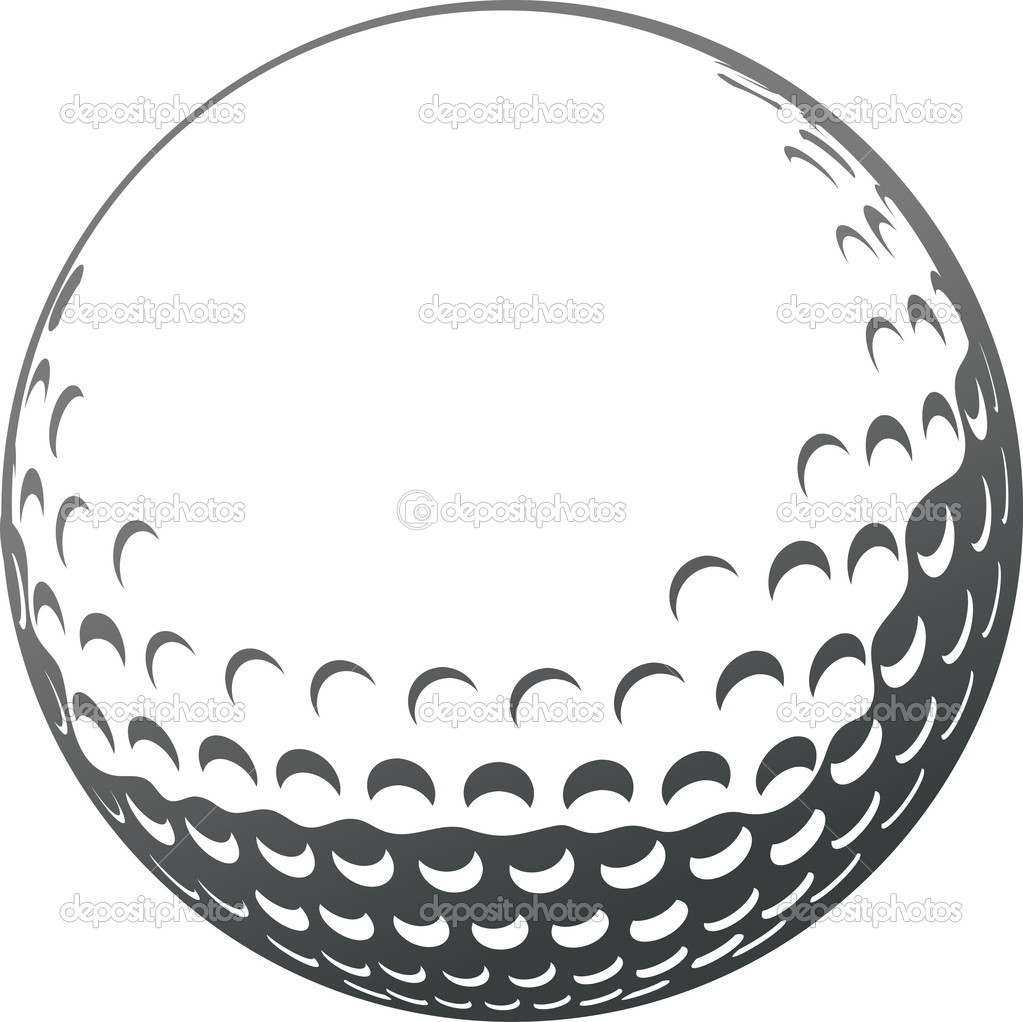 Golf Ball   Stock Vector   Marish  3322427