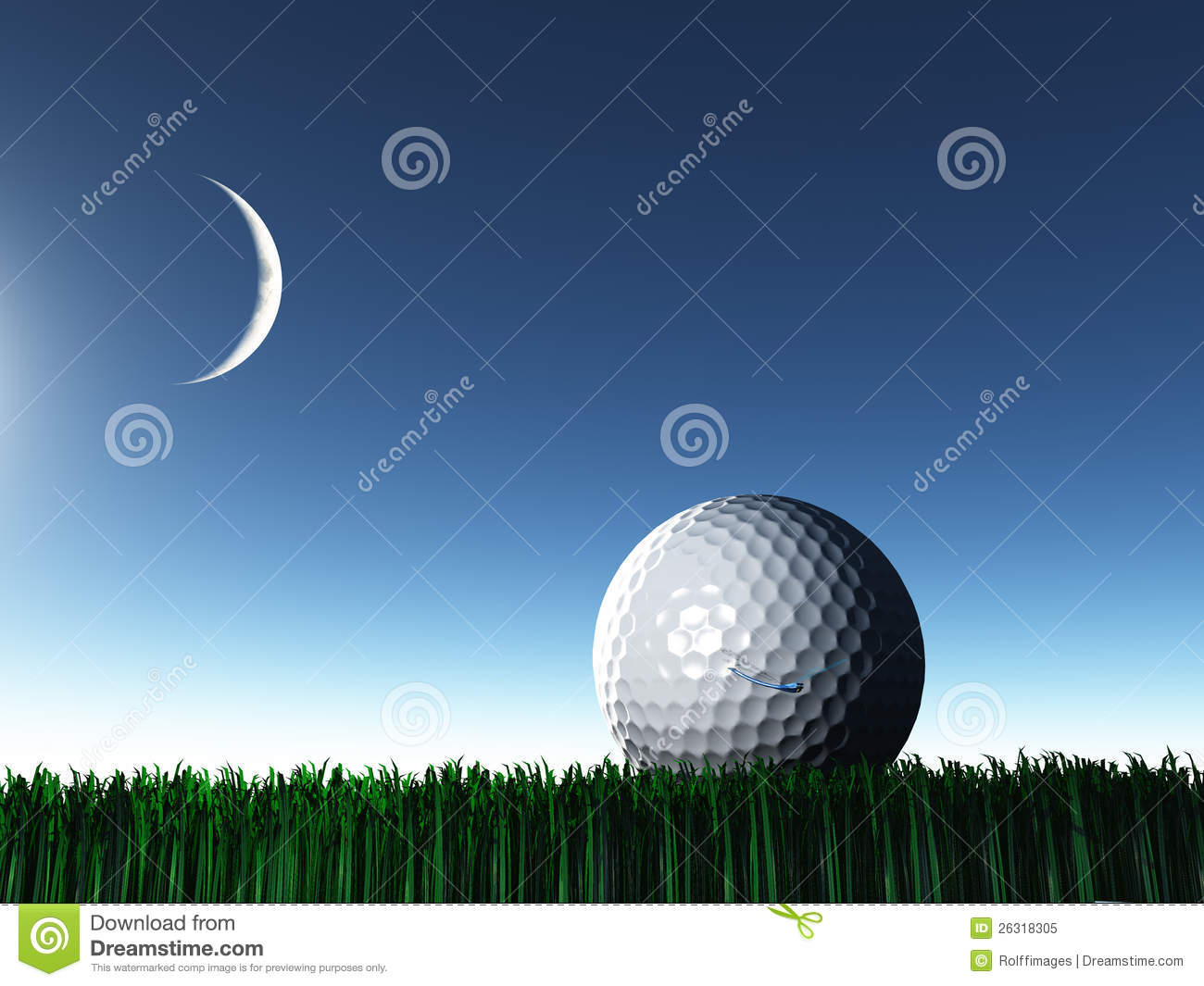 Night Golf Royalty Free Stock Photo   Image  26318305