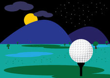 Night Golf Stock Vectors Illustrations   Clipart