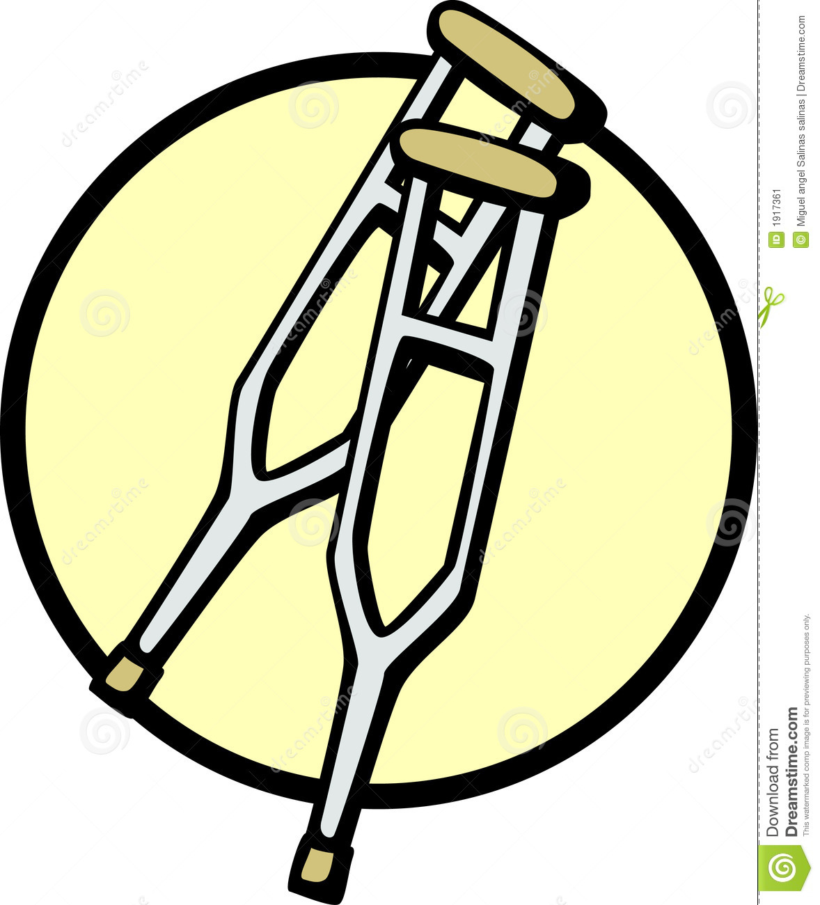 People On Crutches Clipart Walking Crutches Vector