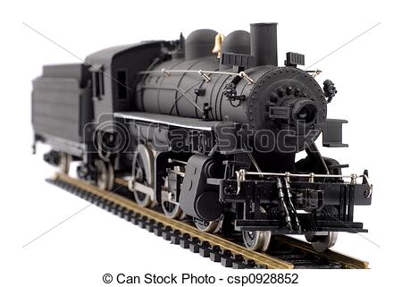 Stock Photo Of Toy Train   Scale Model Of An Old Fashioned Locomotive    