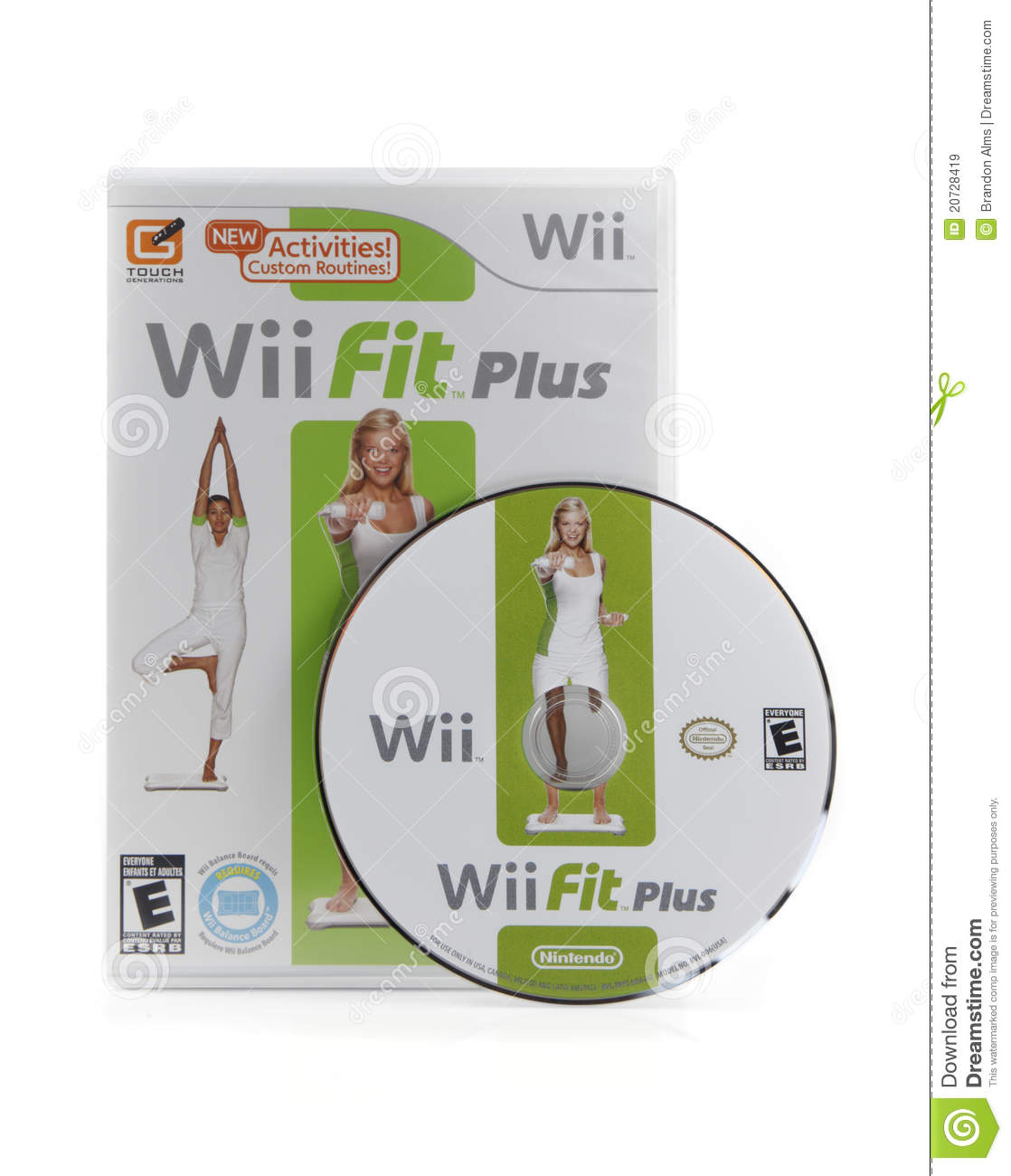 Studio Shot Of Nintendo Wii S Popular Video Game Wii Fit Plus 