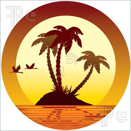 Tropical Island Clipart Images